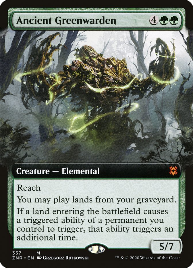 Ancient Greenwarden (Extended Art) [Zendikar Rising] | Exor Games Summserside