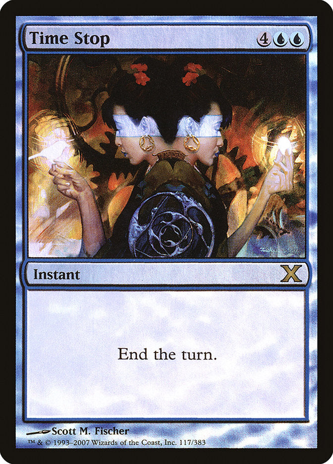Time Stop (Premium Foil) [Tenth Edition] | Exor Games Summserside