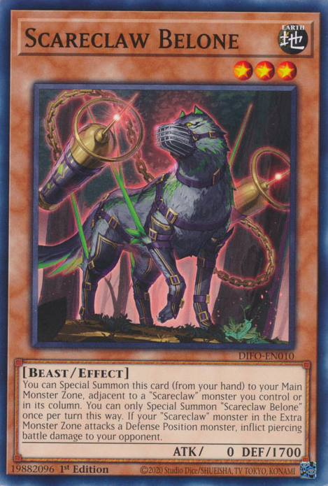 Scareclaw Belone [DIFO-EN010] Common | Exor Games Summserside