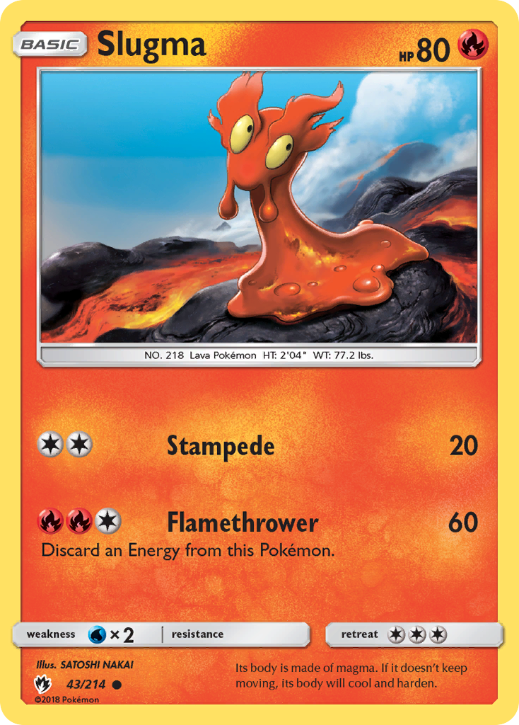 Slugma (43/214) [Sun & Moon: Lost Thunder] | Exor Games Summserside
