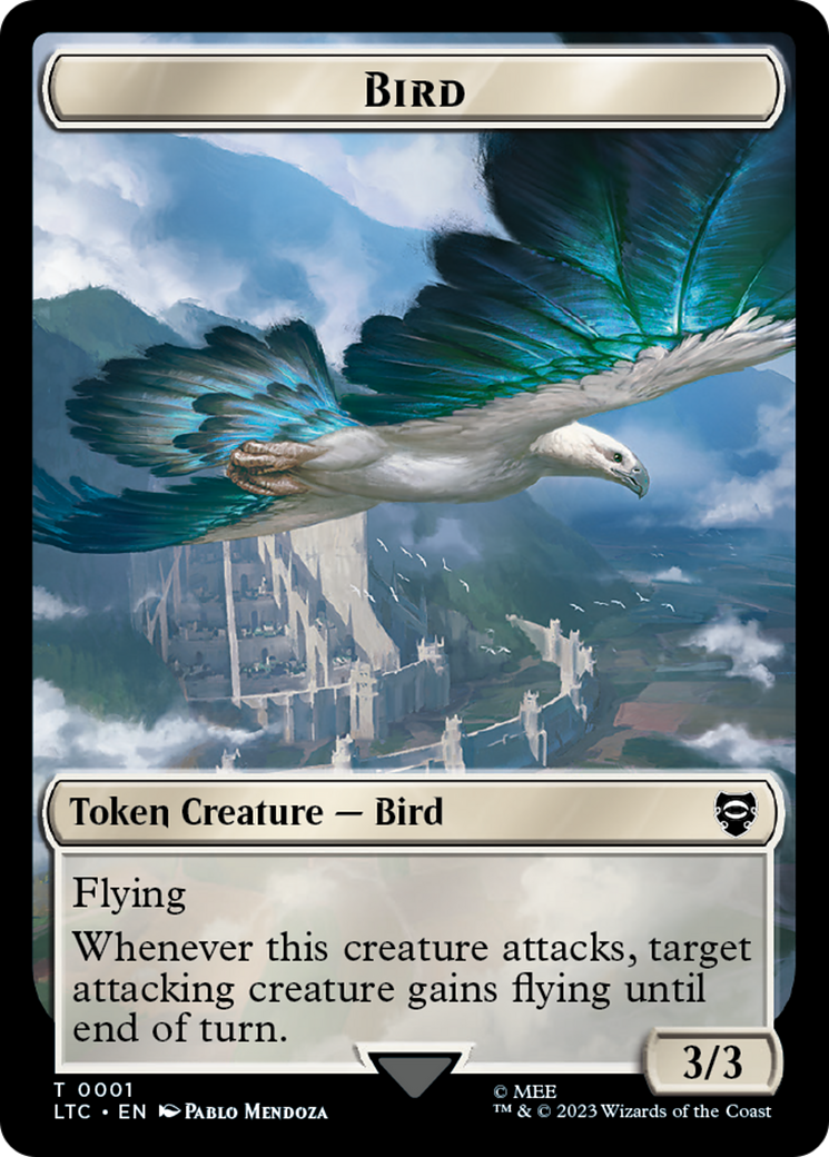 Bird // Goat Token [The Lord of the Rings: Tales of Middle-Earth Commander Tokens] | Exor Games Summserside