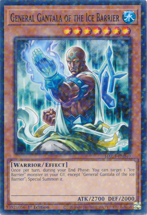 General Gantala of the Ice Barrier (Duel Terminal) [HAC1-EN049] Common | Exor Games Summserside