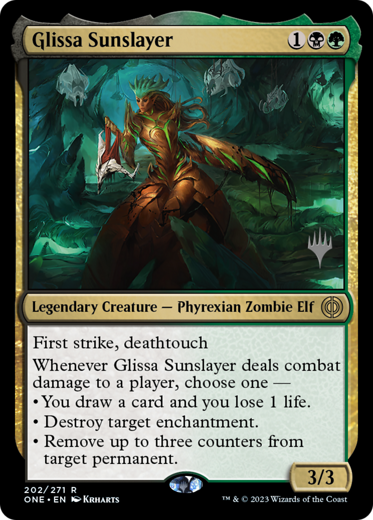 Glissa Sunslayer (Promo Pack) [Phyrexia: All Will Be One Promos] | Exor Games Summserside