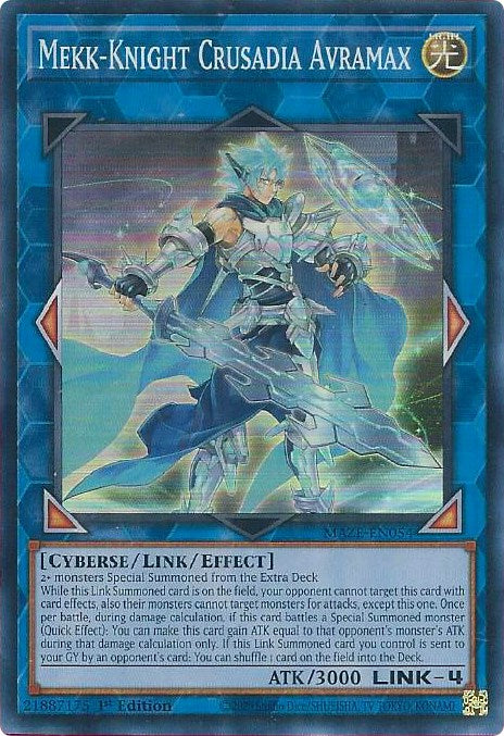 Mekk-Knight Crusadia Avramax [MAZE-EN054] Super Rare | Exor Games Summserside