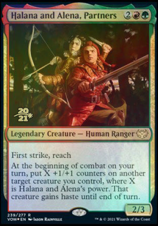 Halana and Alena, Partners [Innistrad: Crimson Vow Prerelease Promos] | Exor Games Summserside