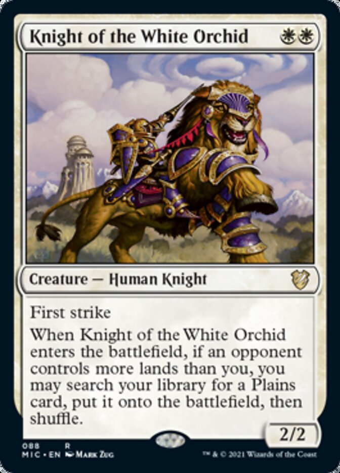 Knight of the White Orchid [Innistrad: Midnight Hunt Commander] | Exor Games Summserside