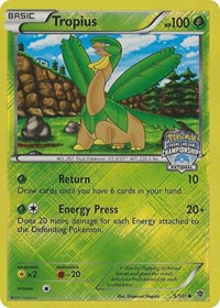 Tropius (5/101) (National Championship Promo) [Black & White: Plasma Blast] | Exor Games Summserside