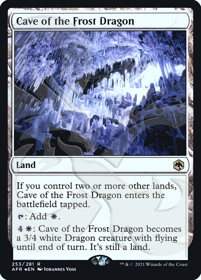 Cave of the Frost Dragon (Ampersand Promo) [Dungeons & Dragons: Adventures in the Forgotten Realms Promos] | Exor Games Summserside