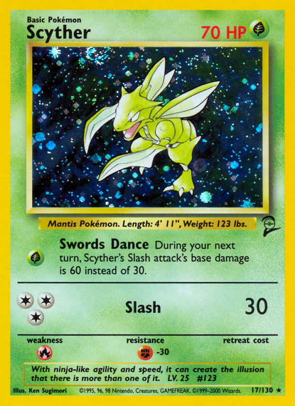 Scyther (17/130) [Base Set 2] | Exor Games Summserside