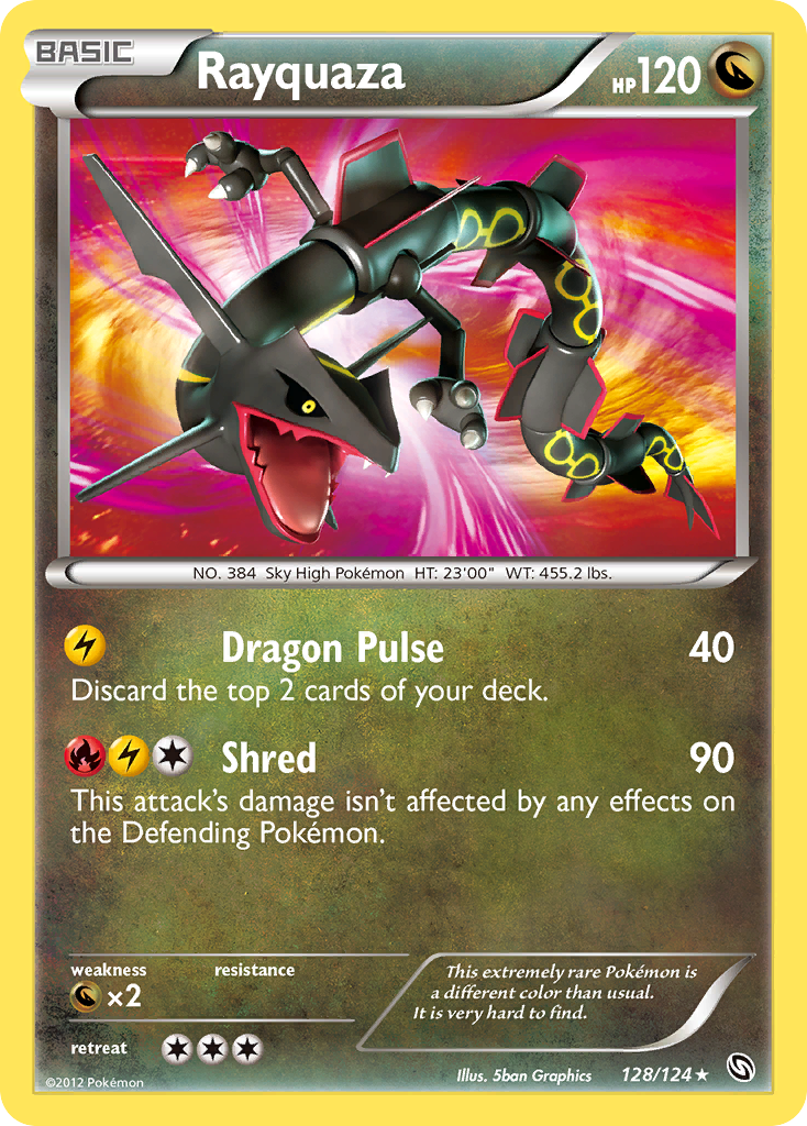 Rayquaza (128/124) [Black & White: Dragons Exalted] | Exor Games Summserside