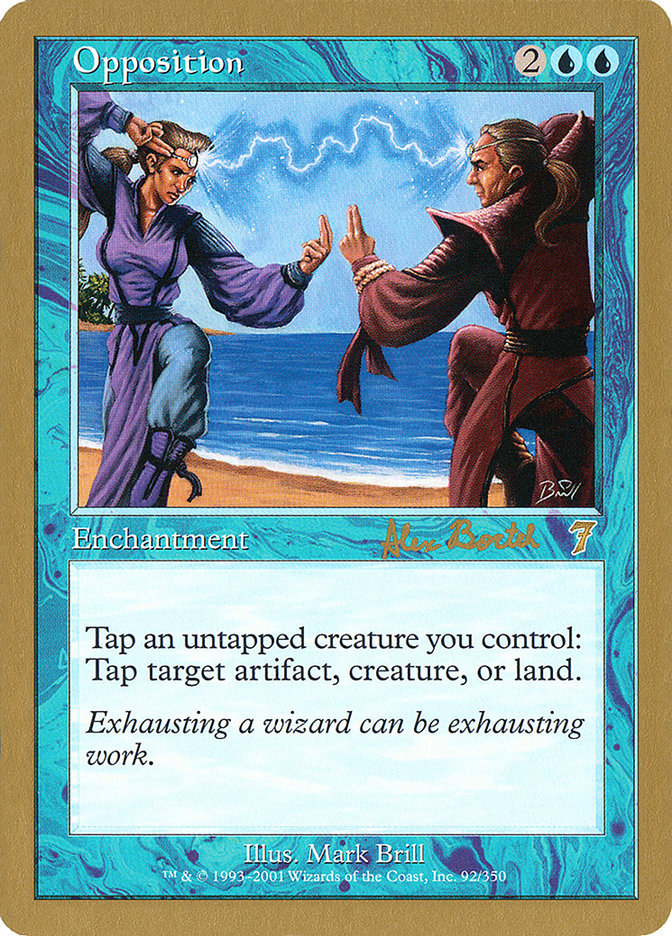 Opposition (Alex Borteh) [World Championship Decks 2001] | Exor Games Summserside