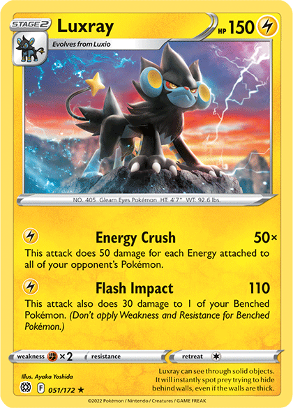 Luxray (051/172) [Sword & Shield: Brilliant Stars] | Exor Games Summserside