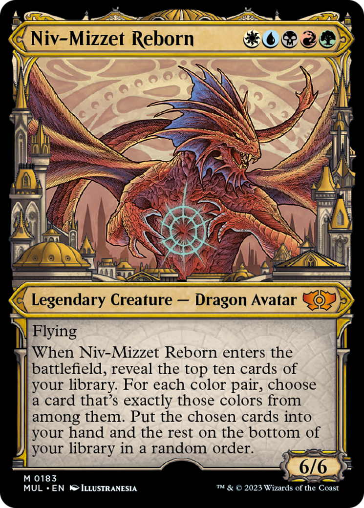 Niv-Mizzet Reborn (Halo Foil) [Multiverse Legends] | Exor Games Summserside