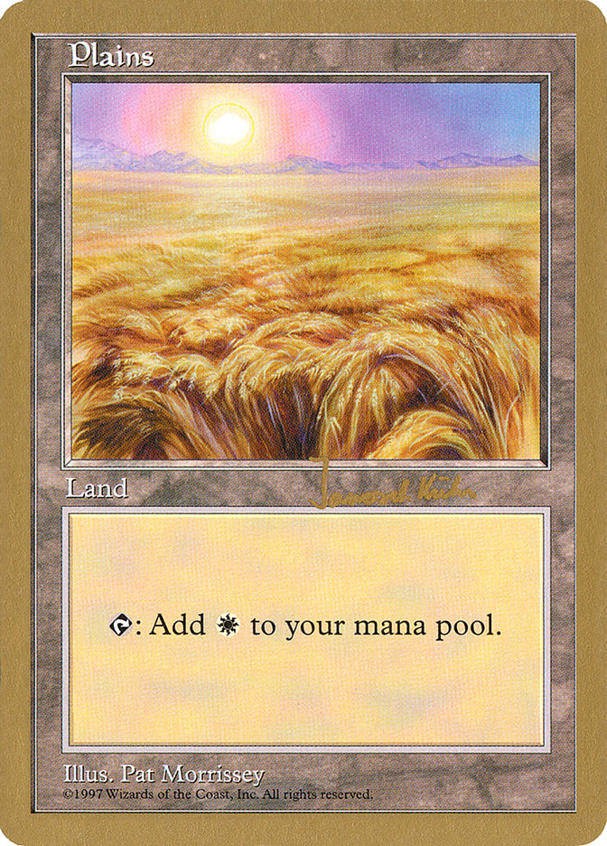 Plains (jk432) (Janosch Kuhn) [World Championship Decks 1997] | Exor Games Summserside