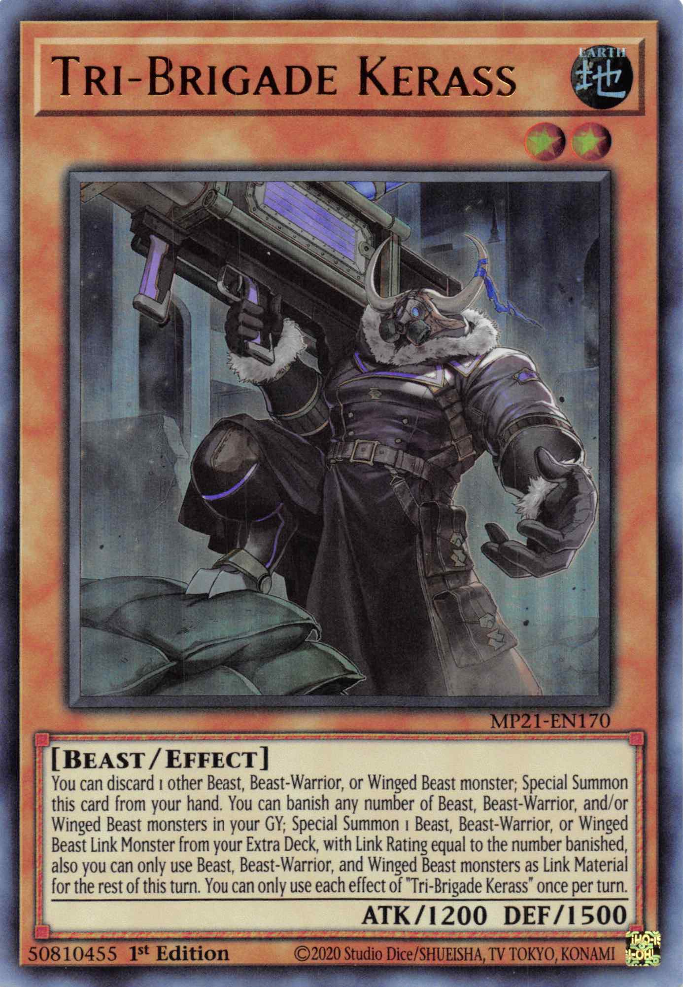 Tri-Brigade Kerass [MP21-EN170] Ultra Rare | Exor Games Summserside
