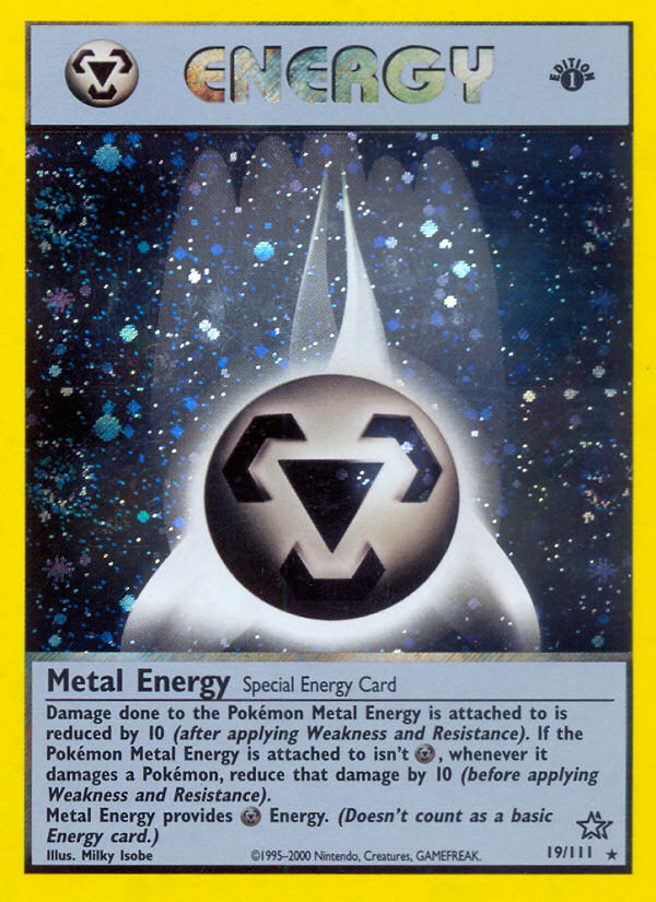 Metal Energy (19/111) [Neo Genesis 1st Edition] | Exor Games Summserside