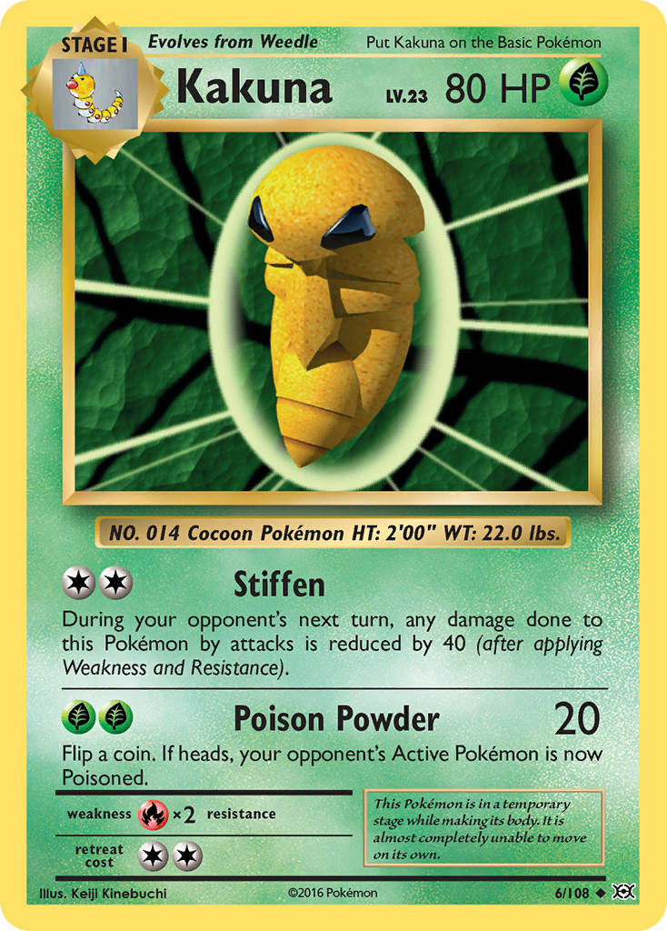 Kakuna (6/108) [XY: Evolutions] | Exor Games Summserside