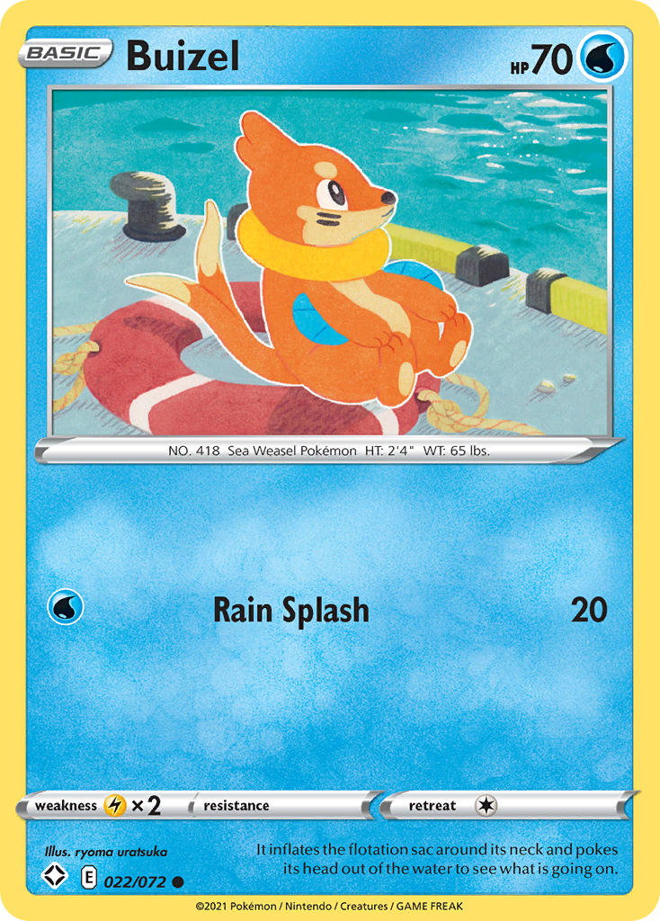 Buizel (022/072) [Sword & Shield: Shining Fates] | Exor Games Summserside