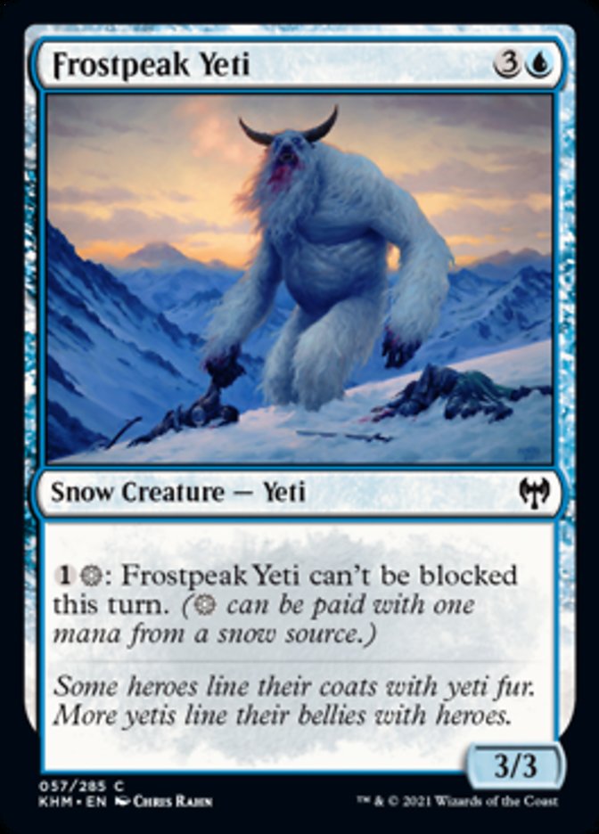 Frostpeak Yeti [Kaldheim] | Exor Games Summserside