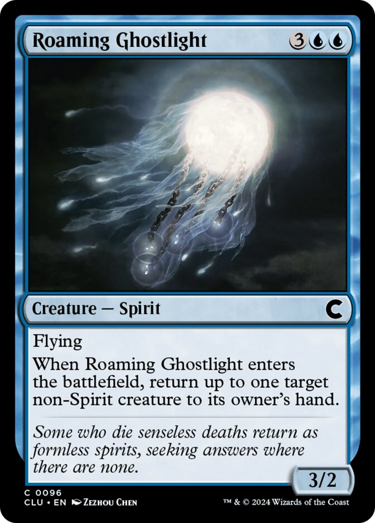 Roaming Ghostlight [Ravnica: Clue Edition] | Exor Games Summserside