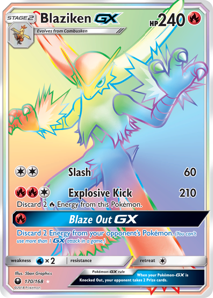 Blaziken GX (170/168) [Sun & Moon: Celestial Storm] | Exor Games Summserside