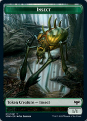 Insect // Slug Double-sided Token [Innistrad: Crimson Vow Tokens] | Exor Games Summserside