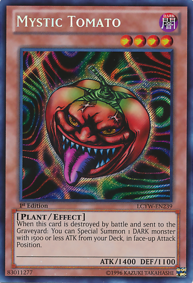 Mystic Tomato [LCYW-EN239] Secret Rare | Exor Games Summserside