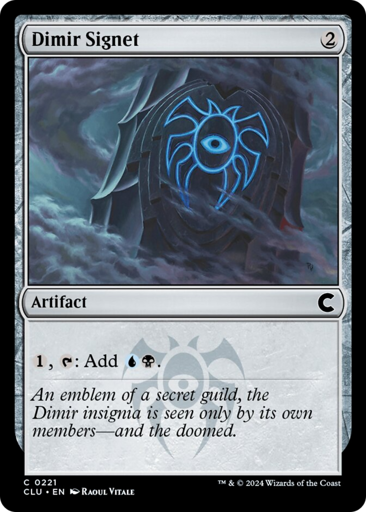 Dimir Signet [Ravnica: Clue Edition] | Exor Games Summserside