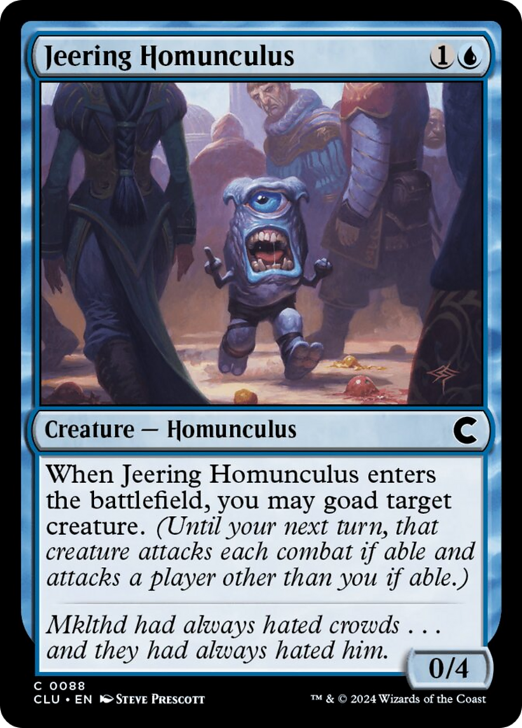 Jeering Homunculus [Ravnica: Clue Edition] | Exor Games Summserside