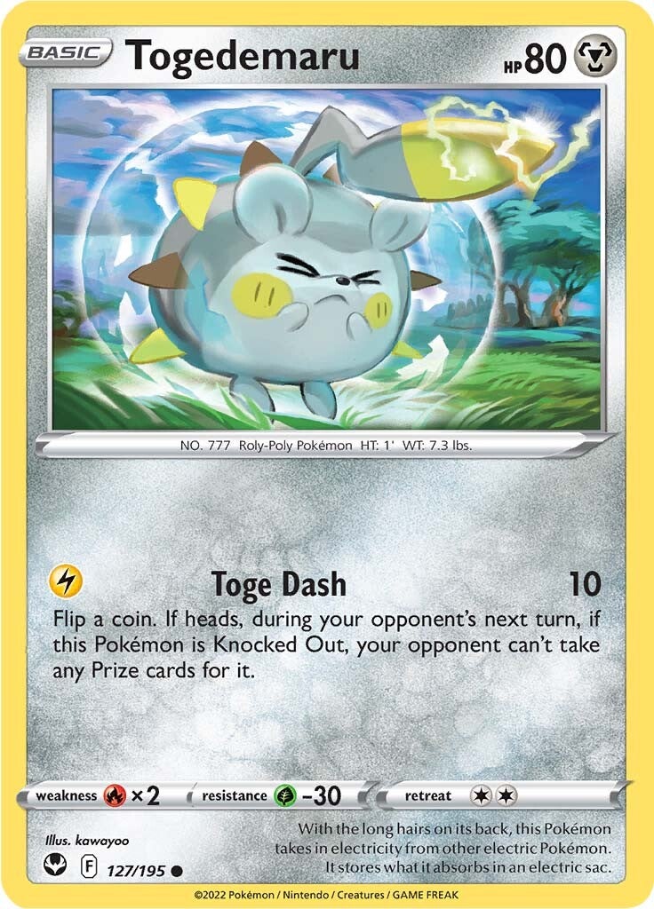 Togedemaru (127/195) [Sword & Shield: Silver Tempest] | Exor Games Summserside