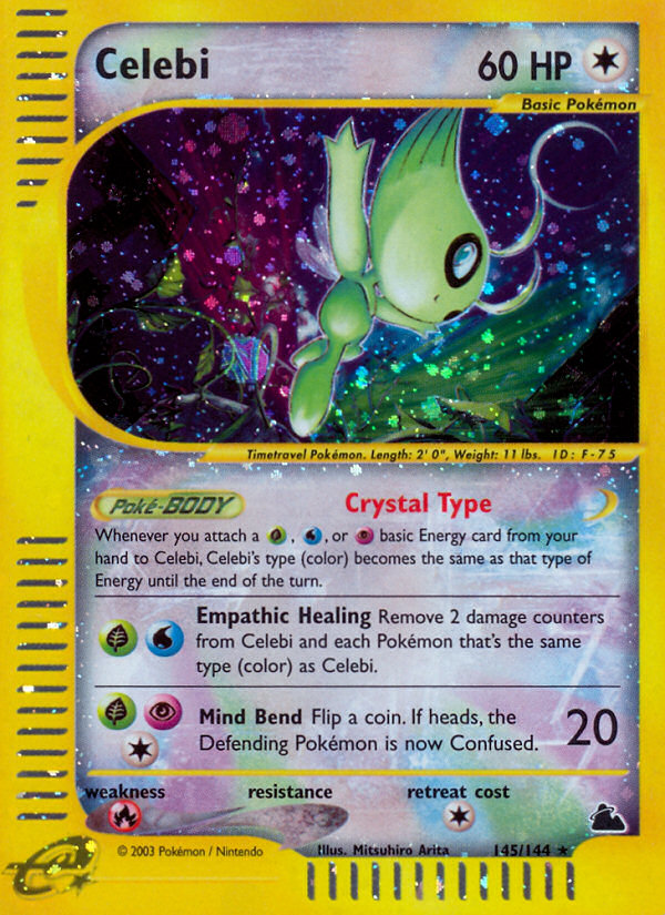 Celebi (145/144) [Skyridge] | Exor Games Summserside