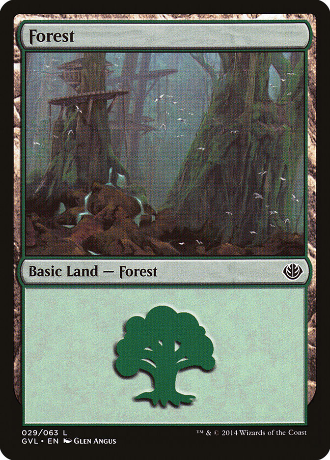 Forest (29) (Garruk vs. Liliana) [Duel Decks Anthology] | Exor Games Summserside