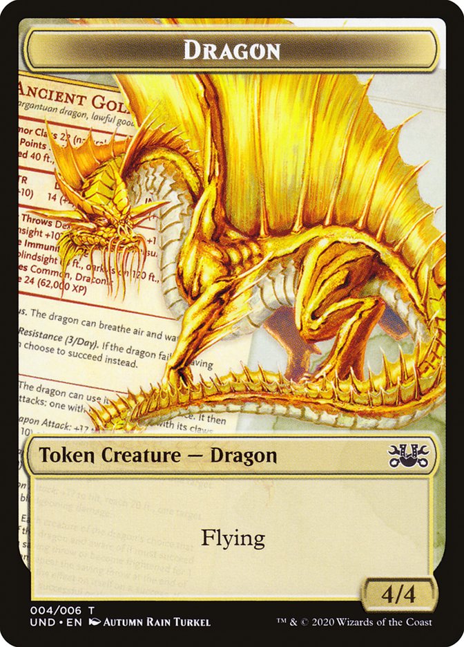 Beeble // Dragon Double-sided Token [Unsanctioned Tokens] | Exor Games Summserside