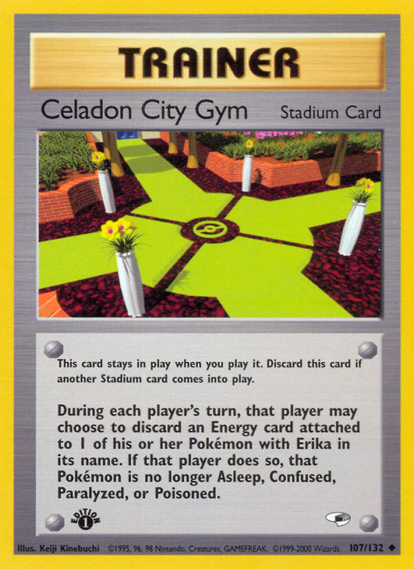 Celadon City Gym (107/132) [Gym Heroes 1st Edition] | Exor Games Summserside