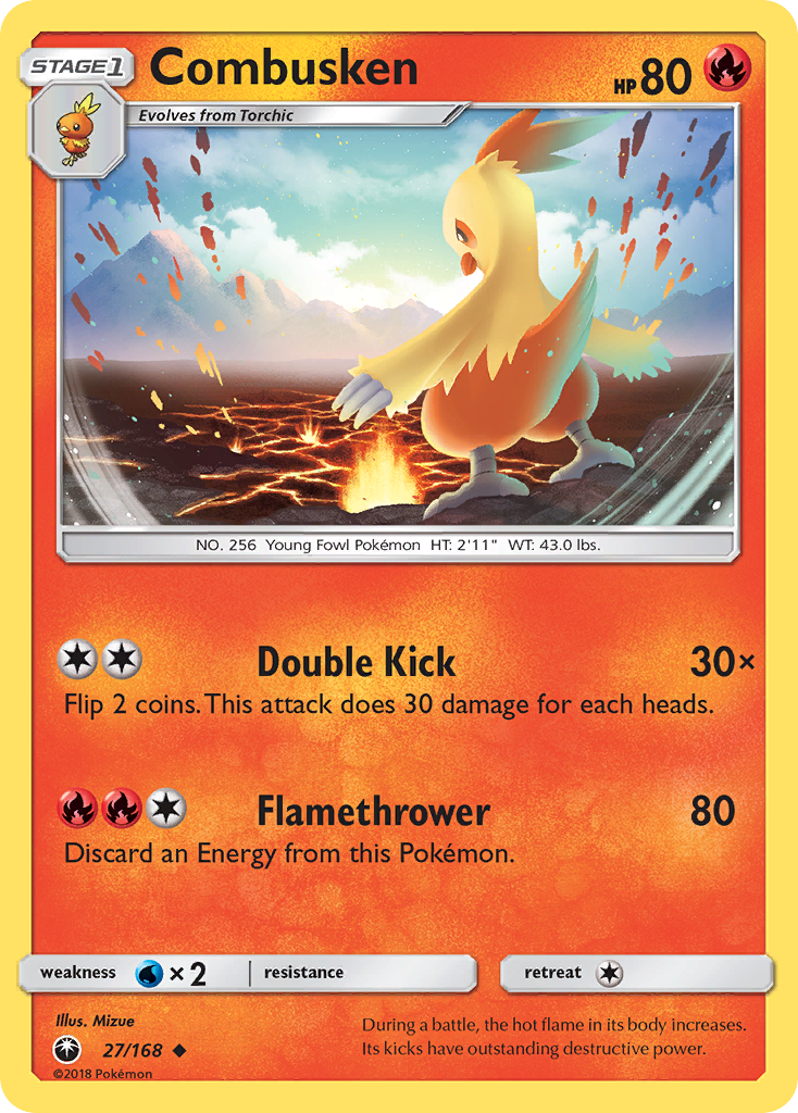 Combusken (27/168) [Sun & Moon: Celestial Storm] | Exor Games Summserside