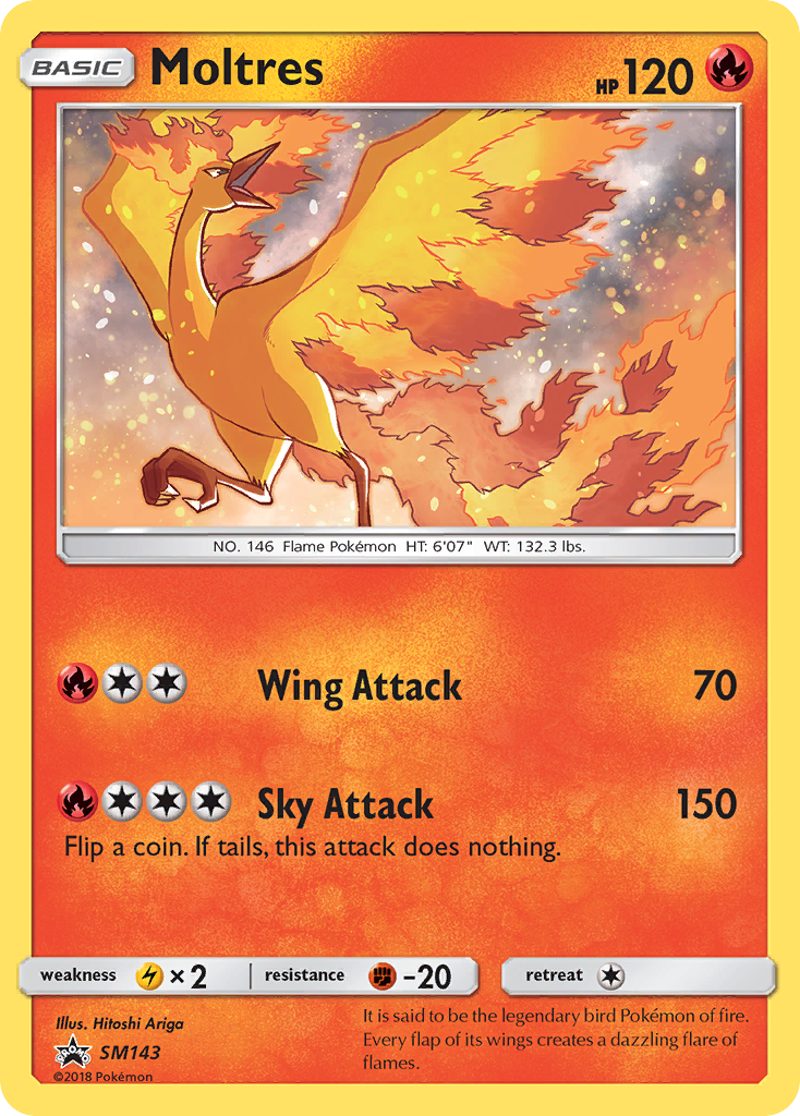 Moltres (SM143) [Sun & Moon: Black Star Promos] | Exor Games Summserside