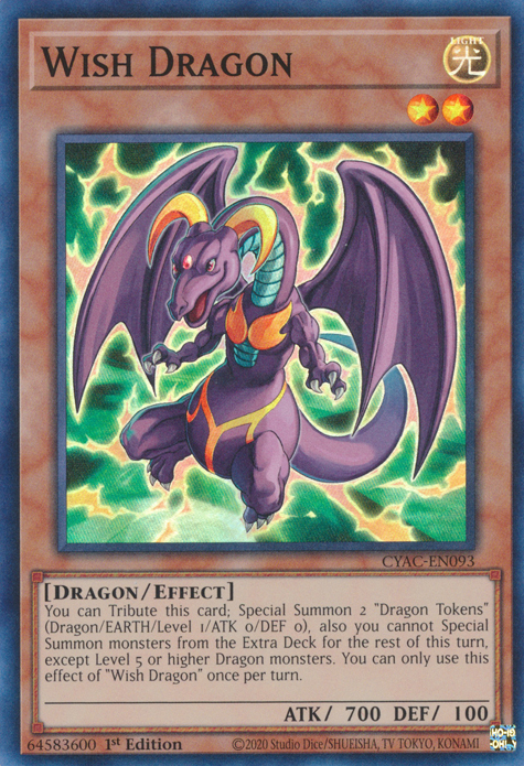 Wish Dragon [CYAC-EN093] Super Rare | Exor Games Summserside