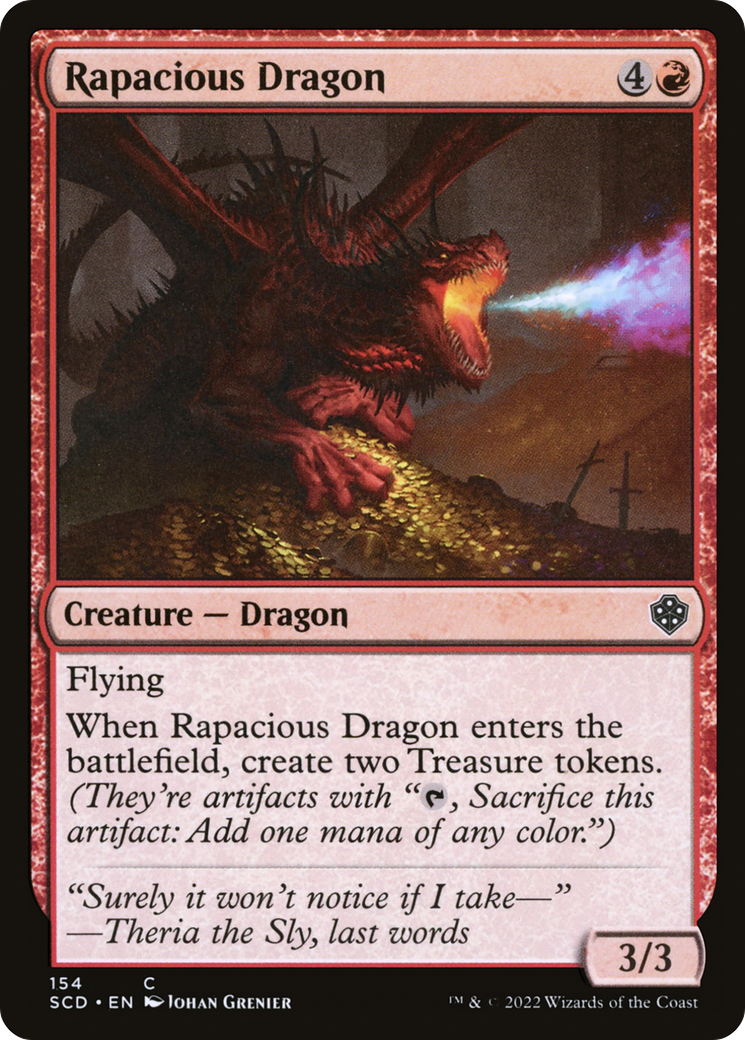 Rapacious Dragon [Starter Commander Decks] | Exor Games Summserside