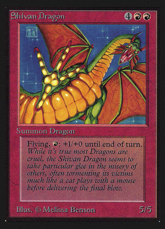 Shivan Dragon (CE) [Collectors’ Edition] | Exor Games Summserside