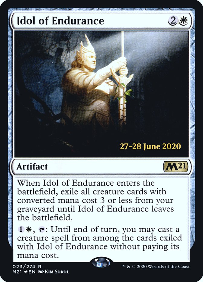 Idol of Endurance  [Core Set 2021 Prerelease Promos] | Exor Games Summserside