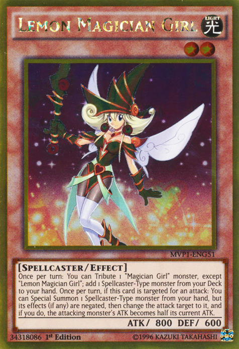 Lemon Magician Girl [MVP1-ENG51] Gold Rare | Exor Games Summserside