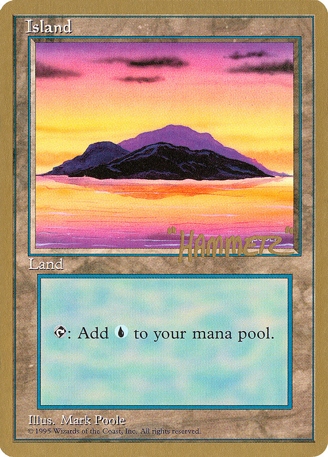 Island (shr368) (Shawn "Hammer" Regnier) [Pro Tour Collector Set] | Exor Games Summserside