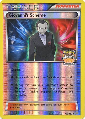 Giovanni's Scheme (138/162) (Championship Promo) [XY: BREAKthrough] | Exor Games Summserside