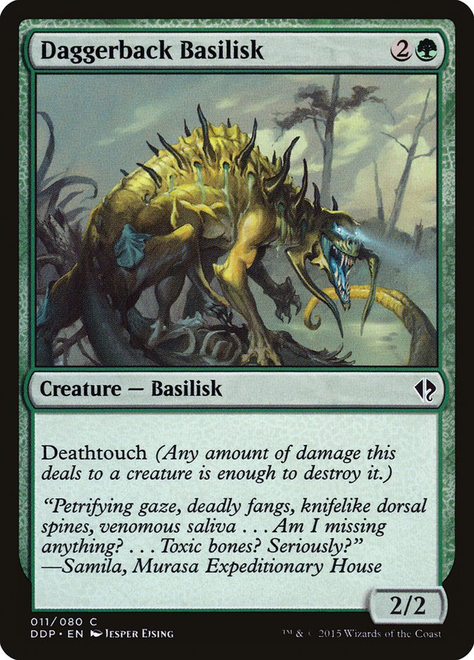 Daggerback Basilisk [Duel Decks: Zendikar vs. Eldrazi] | Exor Games Summserside