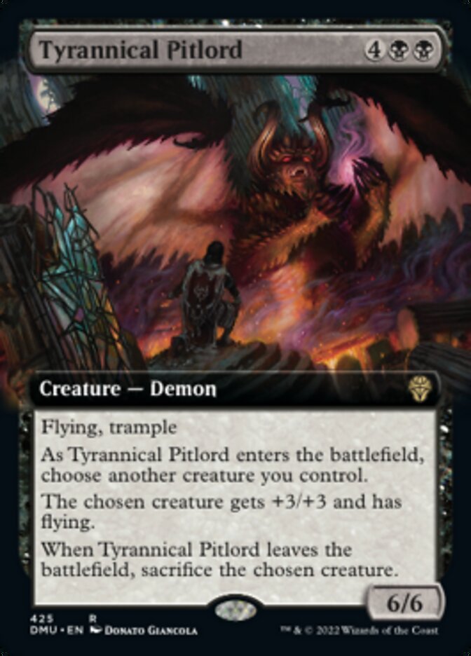 Tyrannical Pitlord (Extended Art) [Dominaria United] | Exor Games Summserside