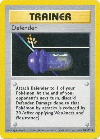 Defender (80/102) [Base Set Shadowless Unlimited] | Exor Games Summserside