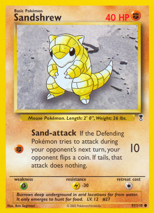 Sandshrew (91/110) [Legendary Collection] | Exor Games Summserside