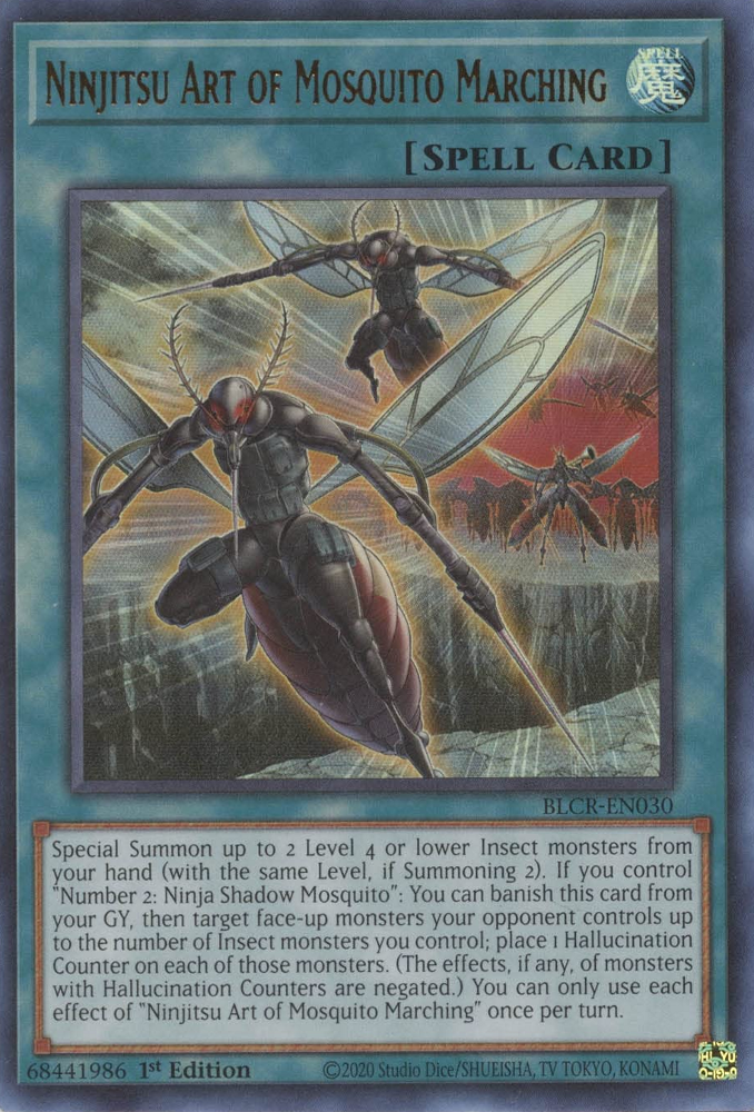 Ninjitsu Art of Mosquito Marching [BLCR-EN030] Ultra Rare | Exor Games Summserside