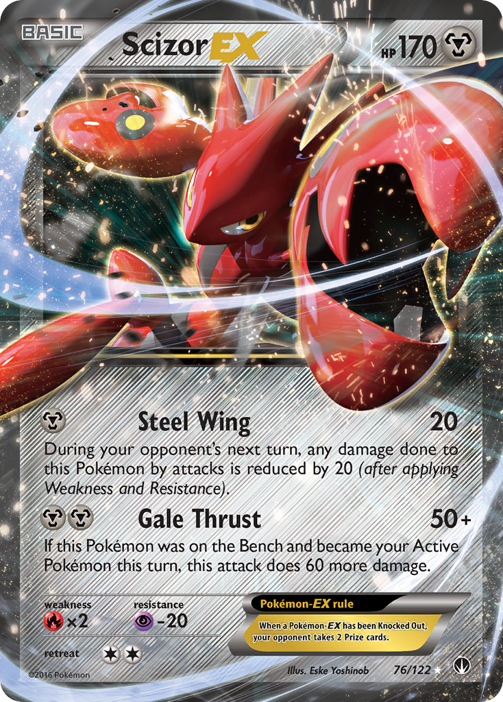 Scizor EX (76/122) [XY: BREAKpoint] | Exor Games Summserside