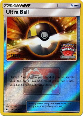 Ultra Ball (135/149) (NA Championship Promo Staff) [Sun & Moon: Base Set] | Exor Games Summserside